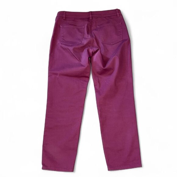 Talbots Pink Boyfriend Jeans Flawless Five-Pocket Size 8 Stretch Cotton Blend - Picture 3 of 8